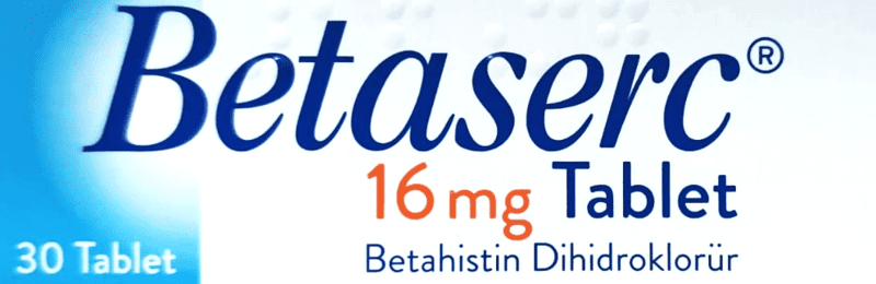 BETASERC 16 MG (BRAND FROM TURKEY)- 30 TABLETS