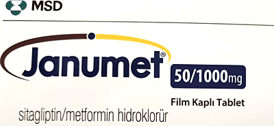 JANUMET 50/1000 MG (BRAND FROM TURKEY)- 56 TABLETS