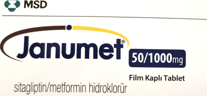 JANUMET 50/1000 MG (BRAND FROM TURKEY)- 56 TABLETS